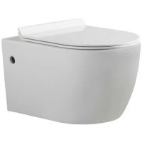 Унитаз Bravat Gina C21172UW-ENG подвесной с сиденьем Микролифт — фото 1, Унитазы