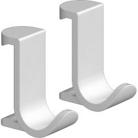 Крючок Hansgrohe WallStoris 27914700 Белый матовый — фото 1, Крючки для полотенец