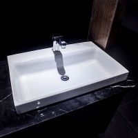 Товар: Раковина Toto MH 50 LW1615CB#XW Белая - фото 2 Раковина Toto MH 50 LW1615CB#XW Белая — фото 2, Раковины встраиваемые сверху