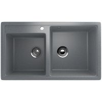 Кухонная мойка Ulgran Classic U-200-309 Темно-серая — фото 1, Кухонные мойки