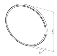 Товар: Зеркало Allen Brau Infinity 80 1.21017.WT с подсветкой Белое с сенсорным выключателем - фото 7 Зеркало Allen Brau Infinity 80 1.21017.WT с подсветкой Белое с сенсорным выключателем — фото 7, Мебель для ванной
