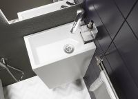 Товар: Тумба с раковиной 1MarKa Laura 40Н R У85928 Белый глянец - фото 5 Тумба с раковиной 1MarKa Laura 40Н R У85928 Белый глянец — фото 5, Мебель для ванной