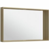 Товар: Зеркало Allen Brau Reality 120 1.32021.03 с подсветкой Латунь браш с сенсорным выключателем - фото 5 Зеркало Allen Brau Reality 120 1.32021.03 с подсветкой Латунь браш с сенсорным выключателем — фото 5, Зеркала в ванную комнату