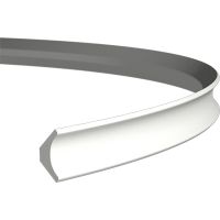 Карниз гибкий Европласт 1.50.154 2000x23x23 мм — фото 1, Карнизы