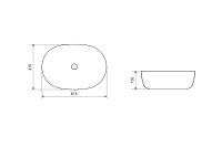 Товар: Раковина-чаша Excellent Jima 61 CEAC.2001.615.WH Белая - фото 3 Раковина-чаша Excellent Jima 61 CEAC.2001.615.WH Белая — фото 3, Раковины