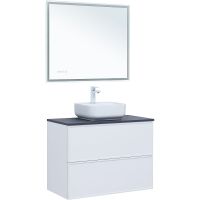 Товар: Тумба под раковину Aquanet Арт 90 313256 подвесная Белая матовая - фото 15 Тумба под раковину Aquanet Арт 90 313256 подвесная Белая матовая — фото 15, Мебель для ванной