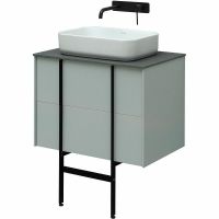 Тумба под раковину Allen Brau Reality 70 1.32004.PWM подвесная Папирус матовый — фото 25, Тумбы под раковину