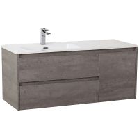 Товар: Тумба под раковину BelBagno Kraft 100 L KRAFT-1000-2C-1A-SO-CG-L подвесная Cemento Grigio - фото 2 Тумба под раковину BelBagno Kraft 100 L KRAFT-1000-2C-1A-SO-CG-L подвесная Cemento Grigio — фото 2, Тумбы под раковину