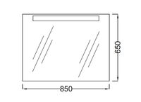 Товар: Зеркало Jacob Delafon Presquile 85 с подсветкой с инфракрасным выключателем арт-EB1109-NF - фото 3 Зеркало Jacob Delafon Presquile 85 с подсветкой с инфракрасным выключателем арт-EB1109-NF — фото 3, Зеркала в ванную комнату
