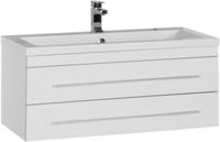 Тумба под раковину Aquanet Верона 100 175382 подвесная Белая — фото 1, Тумбы под раковину