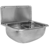 Товар: Раковина Nofer 46 13048.S Сатин - фото 2 Раковина Nofer 46 13048.S Сатин — фото 2, Раковины подвесные