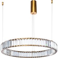 Подвесной светильник Divinare Renata 1135/17 SP-36 Прозрачный Латунь — фото 1, Подвесные светильники