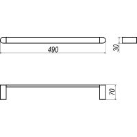 Товар: Полотенцедержатель Altasan Лотос ЛТ60ЧМ Черный матовый - фото 5 Полотенцедержатель Altasan Лотос ЛТ60ЧМ Черный матовый — фото 5, Полотенцедержатели