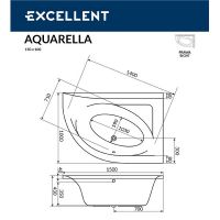 Товар: Акриловая ванна Excellent Aquarella 150x100 R WAEX.ARP15.RELAX.CR с гидромассажем - фото 8 Акриловая ванна Excellent Aquarella 150x100 R WAEX.ARP15.RELAX.CR с гидромассажем — фото 8, Ванны