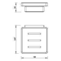 Товар: Мыльница Whitecross Cubo nickel brushed CU2420NIB Брашированный никель - фото 2 Мыльница Whitecross Cubo nickel brushed CU2420NIB Брашированный никель — фото 2, Мыльницы