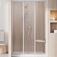 Душевая дверь Ravak Supernova ASDP3-130 00VJ0UR2ZG профиль Сатин стекло Grape — фото 1, Раздвижные душевые двери