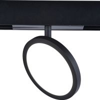 Трековый светильник Crystal Lux Space CLT 0.33 012 9W BL 4000K Черный — фото 1, Трековые светильники