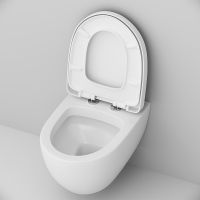 Комплект унитаза с инсталляцией AM.PM Awe IS47001.111738 с сиденьем Микролифт и Белой клавишей смыва — фото 6, Комплекты унитаз + инсталляция