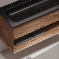 Тумба под раковину Sancos Marmi 1.0 120 MR1.0120ECH подвесная Дуб чарльстон — фото 23, Мебель для ванной