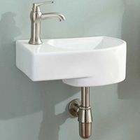 Раковина CeramaLux 41 9273R Белая — фото 1, Мини-раковины