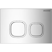 Клавиша смыва Grossman Cosmo 700.K31.02.100.100 Хром глянцевый — фото 1, Кнопки смыва