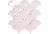 Керамическая мозаика Orro Mosaic Ceramic Pink Scales 25,9x27,9 см — фото 1, Мозаика