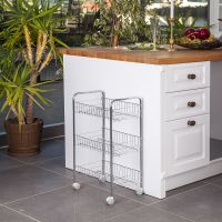 Тележка для кухни Tekno-tel MG003 Хром — фото 4, Аксессуары для кухни