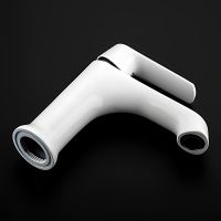 Смеситель для раковины Frap H31 F1031 Белый Хром — фото 5, Смесители для раковины