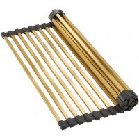 Ролл-мат Milacio Ultra MCU.4533.GD нержавеющая сталь / золото брашированное / 450x360 мм — фото 2, Сушилки для кухонных моек