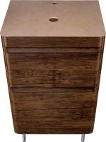 Тумба под раковину Style Line Атлантика Люкс Plus 60 СС-00002207 Старое дерево — фото 5, Тумбы под раковину