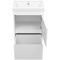 Товар: Тумба с раковиной Misty Алиса 50 УТ000011550 Белая - фото 3 Тумба с раковиной Misty Алиса 50 УТ000011550 Белая — фото 3, Мебель для ванной