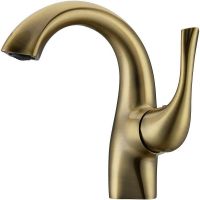 Смеситель для раковины Kaiser Comba 48011-1 Бронза — фото 1, Смесители