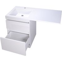 Товар: Тумба под раковину Style Line Даллас 120 Люкс Plus подвесная Белая - фото 5 Тумба под раковину Style Line Даллас 120 Люкс Plus подвесная Белая — фото 5, Мебель для ванной