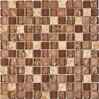 Мозаика Pixmosaic Камень и стекло PIX722 30x30 см — фото 1, Мозаика
