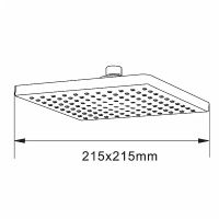 Верхний душ Agger Fresh ATS04 Хром — фото 6, Верхние души