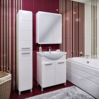 Зеркальный шкаф Runo Эрика 70 УТ000003320 Белый — фото 5, Зеркальные шкафы в ванную