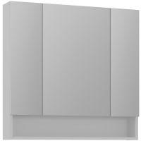 Зеркальный шкаф Orka Malta 80 3001303 Кашемировый матовый — фото 1, Зеркальные шкафы в ванную