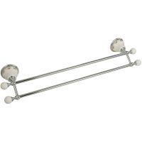 Полотенцедержатель Migliore Provance 17668 двойной Хром — фото 1, Полотенцедержатели