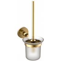 Ершик для унитаза CeramaLux Antica 61213-1 Золото — фото 1, Ершики для унитаза