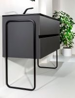 Товар: Тумба под раковину Boheme Armadi Art Vallessi 100 837-100-A mat подвесная Антрацит матовый - фото 4 Тумба под раковину Boheme Armadi Art Vallessi 100 837-100-A mat подвесная Антрацит матовый — фото 4, Мебель для ванной