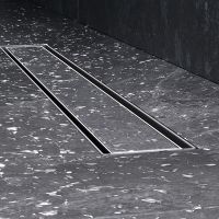 Душевой лоток AM.PM MasterFlow 60 с решеткой Хром матовый / под плитку Tile арт-W01SC-U11-060-04SB — фото 13, Душевые лотки