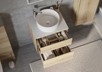 Столешница под раковину Aquaton Либерти 60 Белый глянец арт-1A280903LY010 — фото 8, Столешницы под раковину