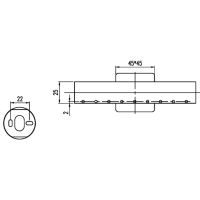 Мыльница Villeroy&Boch Elements-Striking TVA15200800061 Хром — фото 3, Мыльницы