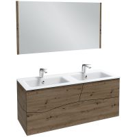 Товар: Тумба под раковину Jacob Delafon Sherwood 120 EB1834RU-P13 подвесная Состаренный дуб - фото 4 Тумба под раковину Jacob Delafon Sherwood 120 EB1834RU-P13 подвесная Состаренный дуб — фото 4, Тумбы под раковину