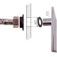 Излив для смесителя Rav Slezak VOD6301 Хром — фото 3, Изливы