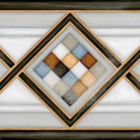 Керамический декор Vives Ceramica Vodevil Pombo-2 multicolor 20х20 см — фото 1, Керамическая плитка