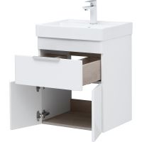 Товар: Тумба под раковину Aquanet Ирис new 50 310147 подвесная Белый глянец - фото 9 Тумба под раковину Aquanet Ирис new 50 310147 подвесная Белый глянец — фото 9, Мебель для ванной