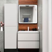 Товар: Шкаф пенал Art&Max AM-Bianchi-1500-2A-SO-BL подвесной Белый глянец - фото 4 Шкаф пенал Art&Max AM-Bianchi-1500-2A-SO-BL подвесной Белый глянец — фото 4, Мебель для ванной