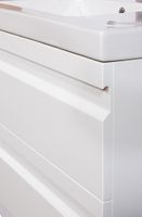 Тумба с раковиной SanVit Тема 100 ktema100 в цвете Ral подвесная Белый глянец — фото 3, Тумбы с раковиной