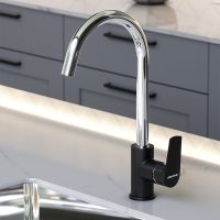 Смеситель для кухни Damixa RedBlu 790720000 Черный Хром — фото 2, Смесители